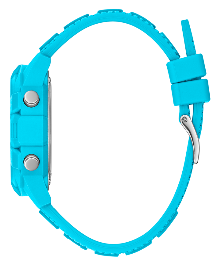 Blue Case Blue Silicone Watch large