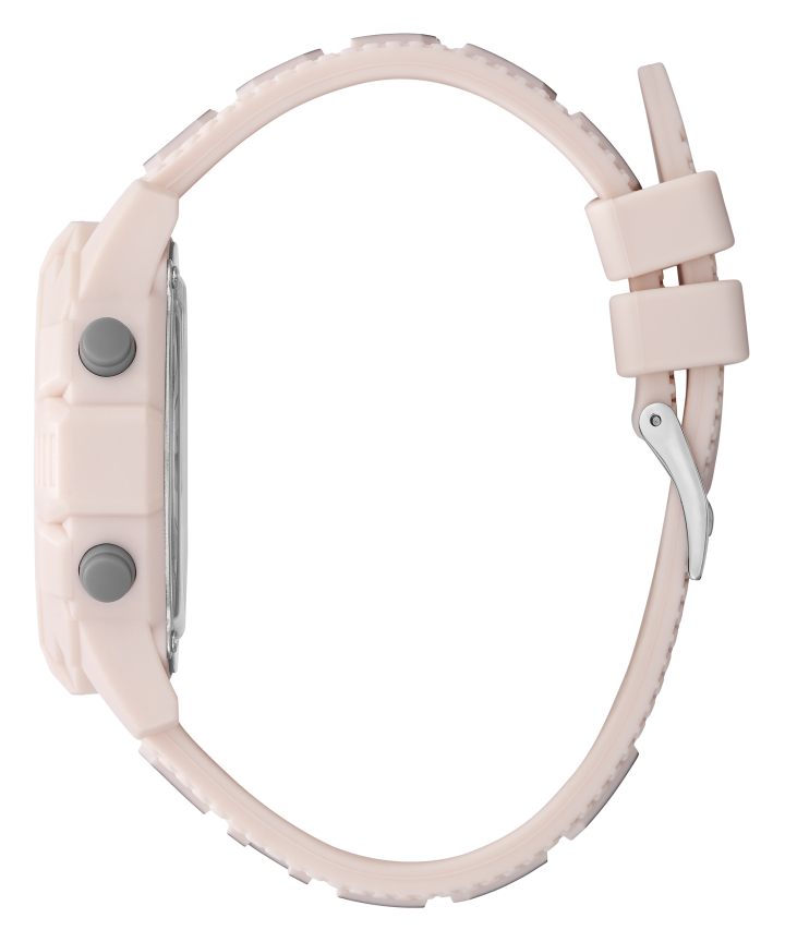 Ivory Tone Case Tan Silicone Watch large