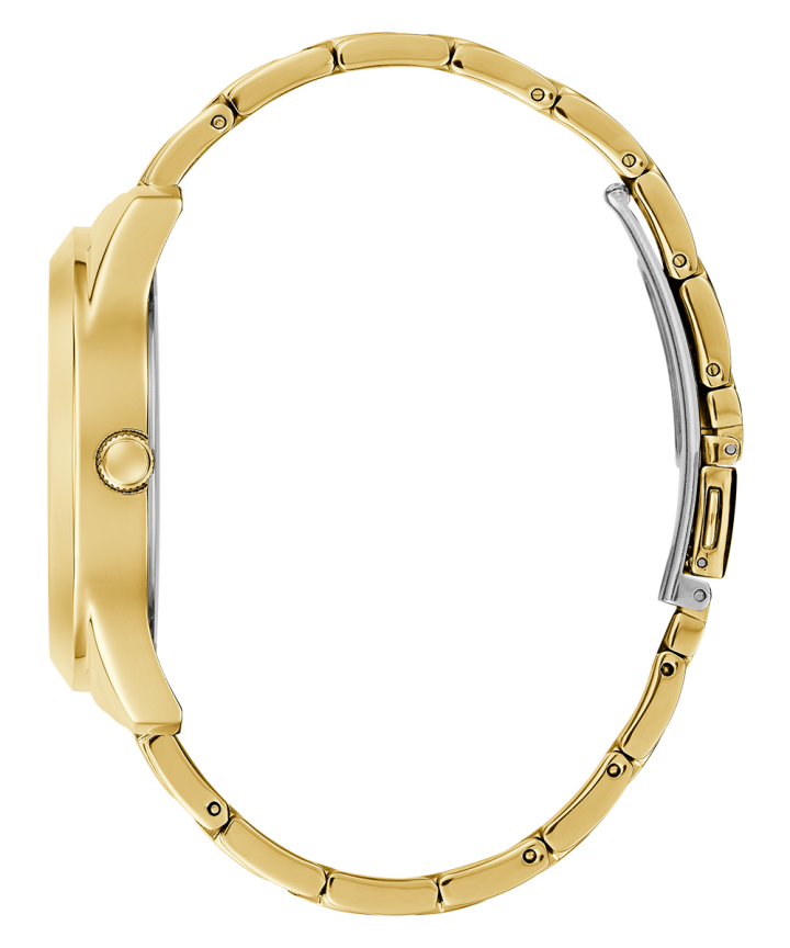 Gold Tone Case Gold Tone Stainless Steel Watch large