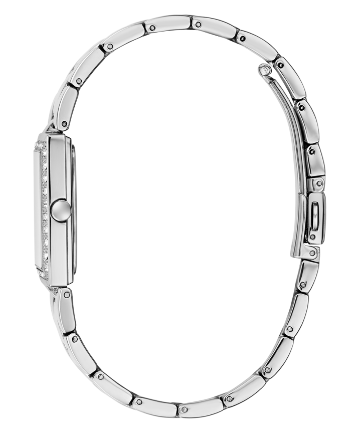 Silver Tone Case Silver Tone Stainless Steel Watch large