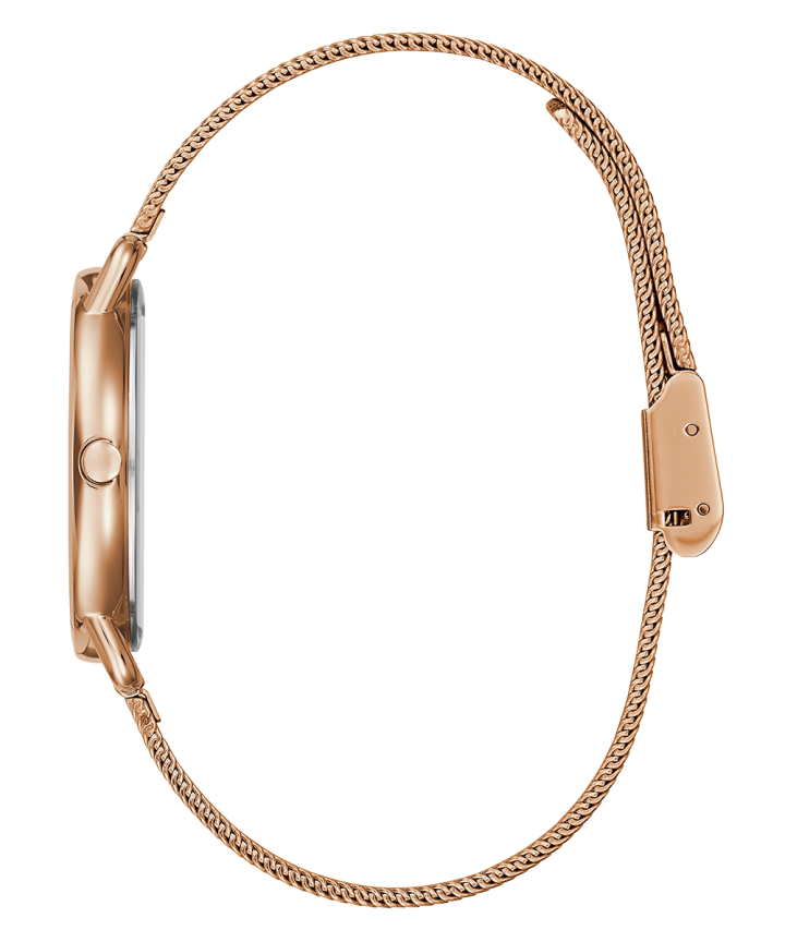 Rose Gold Tone Case Rose Gold Tone Stainless Steel/Mesh Watch large