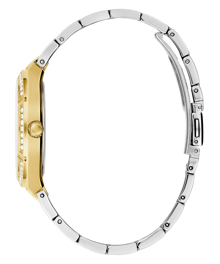 Silver Tone/Gold Tone Case Silver Tone/Gold Tone Stainless Steel Watch large