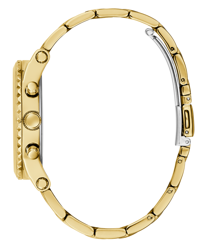 Gold Tone Case Gold Tone Stainless Steel Watch large