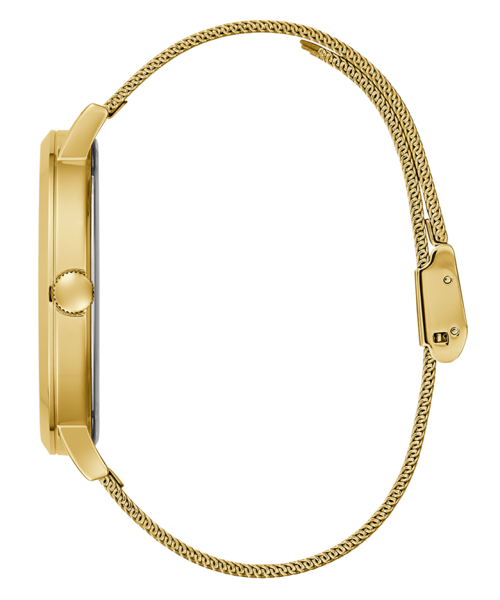 Gold Tone Case Gold Tone Stainless Steel Watch large