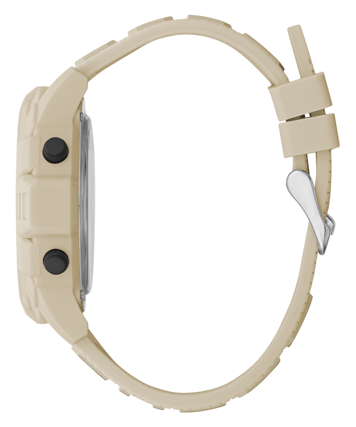 Ivory Tone Case Ivory Tone Silicone Watch large