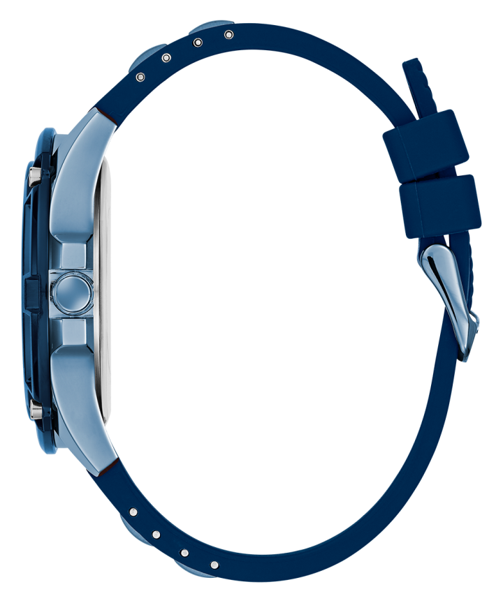 Blue Case Blue Silicone Watch large