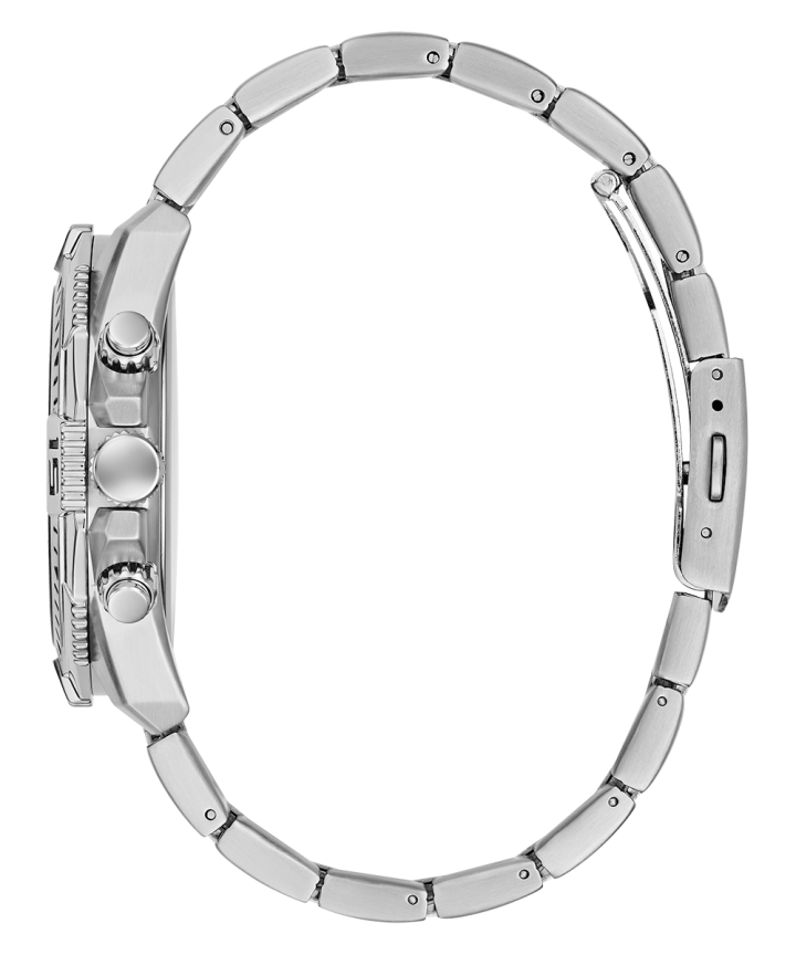 Silver Tone Case Silver Tone Stainless Steel Watch large