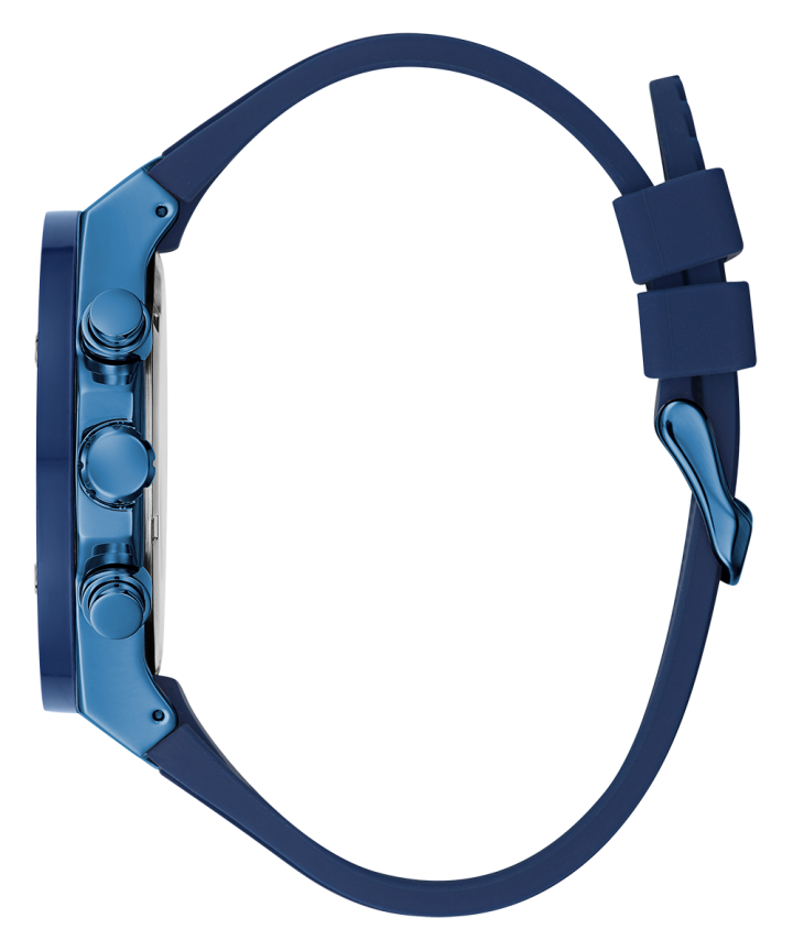 Blue Case Blue Silicone Watch large