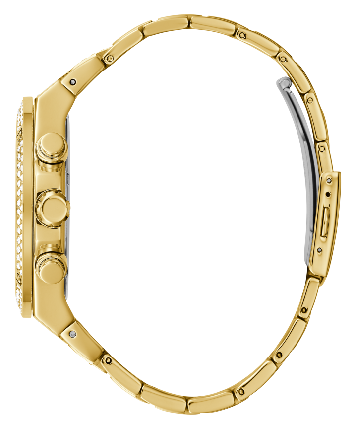 Gold Tone Case Gold Tone Stainless Steel Watch large