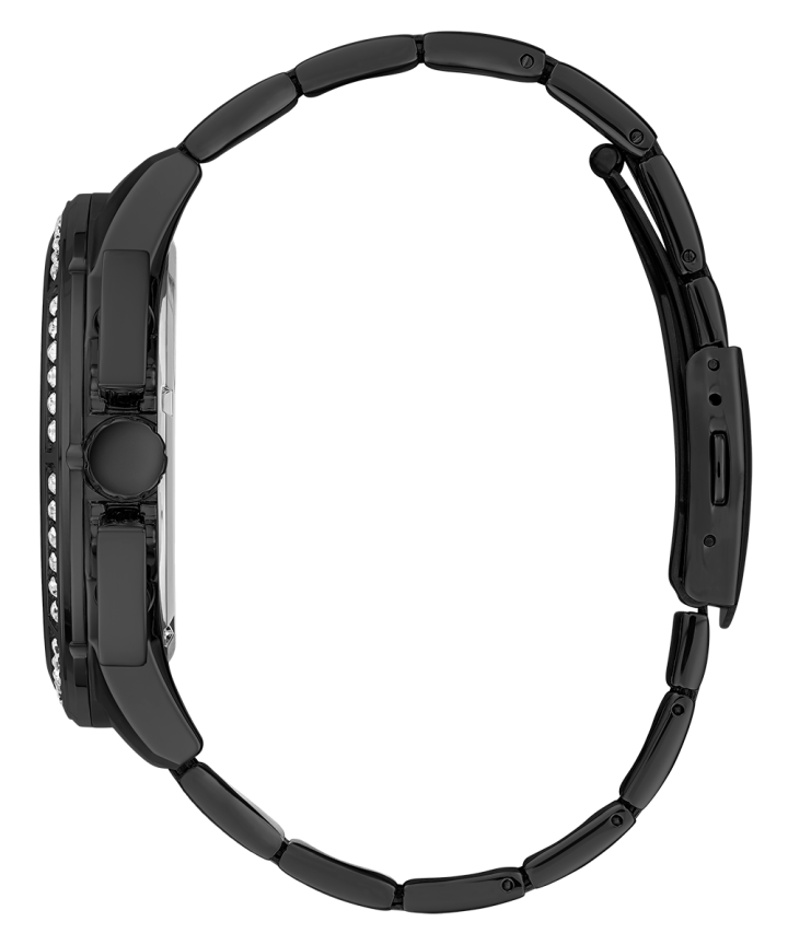 Black Case Black Stainless Steel Watch large