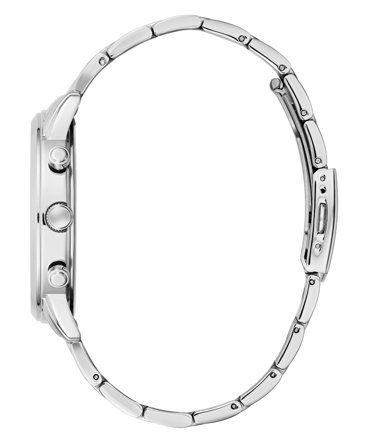 Silver Tone Case Silver Tone Stainless Steel Watch large