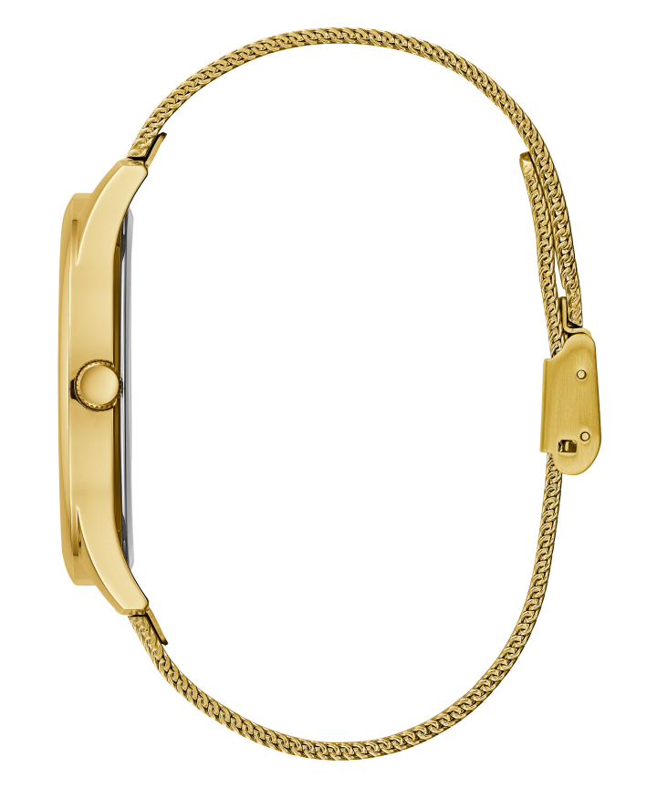 Gold Tone Case Gold Tone Stainless Steel Watch large