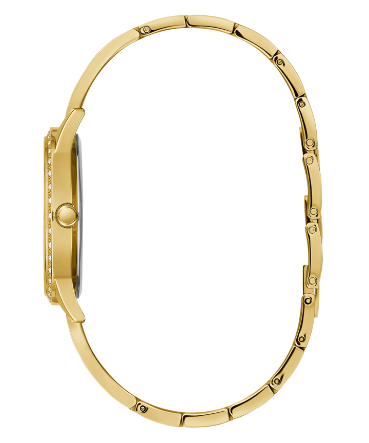 Gold Tone Case Gold Tone Stainless Steel Watch large