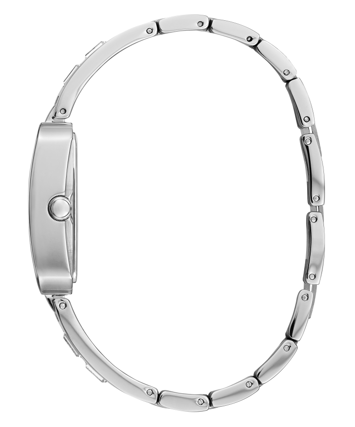 Silver Tone Case Silver Tone Stainless Steel Watch large