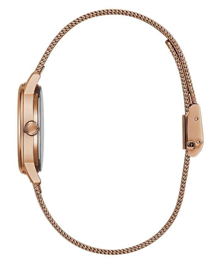 Rose Gold Tone Case Rose Gold Tone Stainless Steel/Mesh Watch large