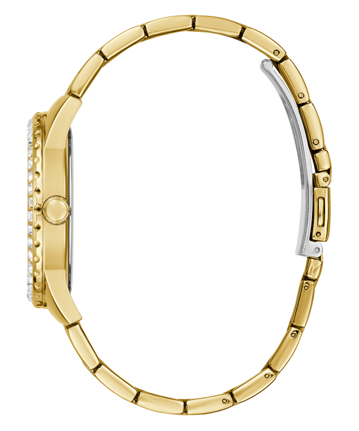 Gold Tone Case Gold Tone Stainless Steel Watch large