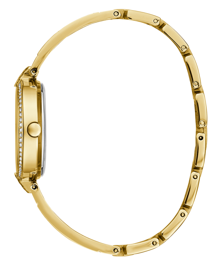 Gold Tone Case Gold Tone Stainless Steel Watch large