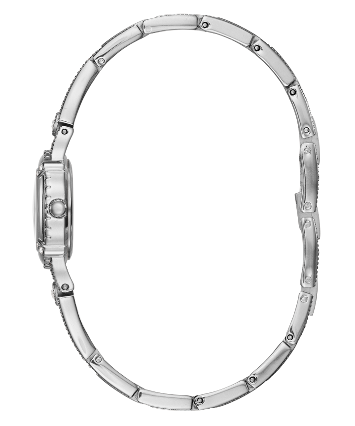 Silver Tone Case Silver Tone Brass Watch large