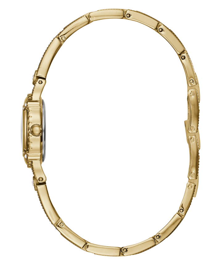 Gold Tone Case Gold Tone Brass Watch large