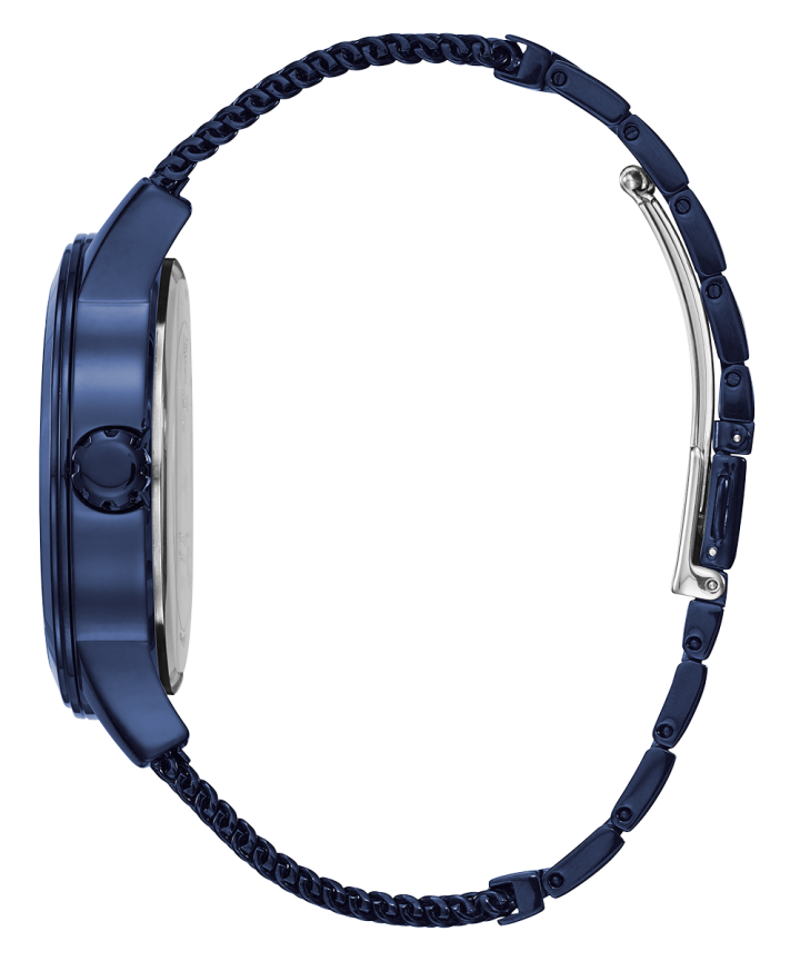 Blue Case Blue Stainless Steel/Mesh Watch large