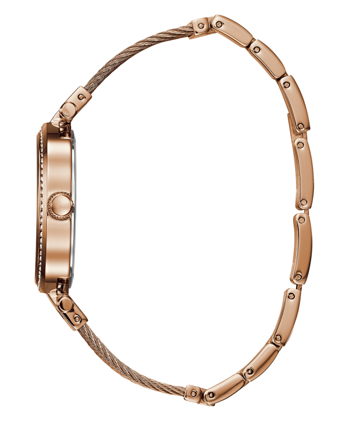 Rose Gold Tone Case Rose Gold Tone Stainless Steel/Mesh Watch large