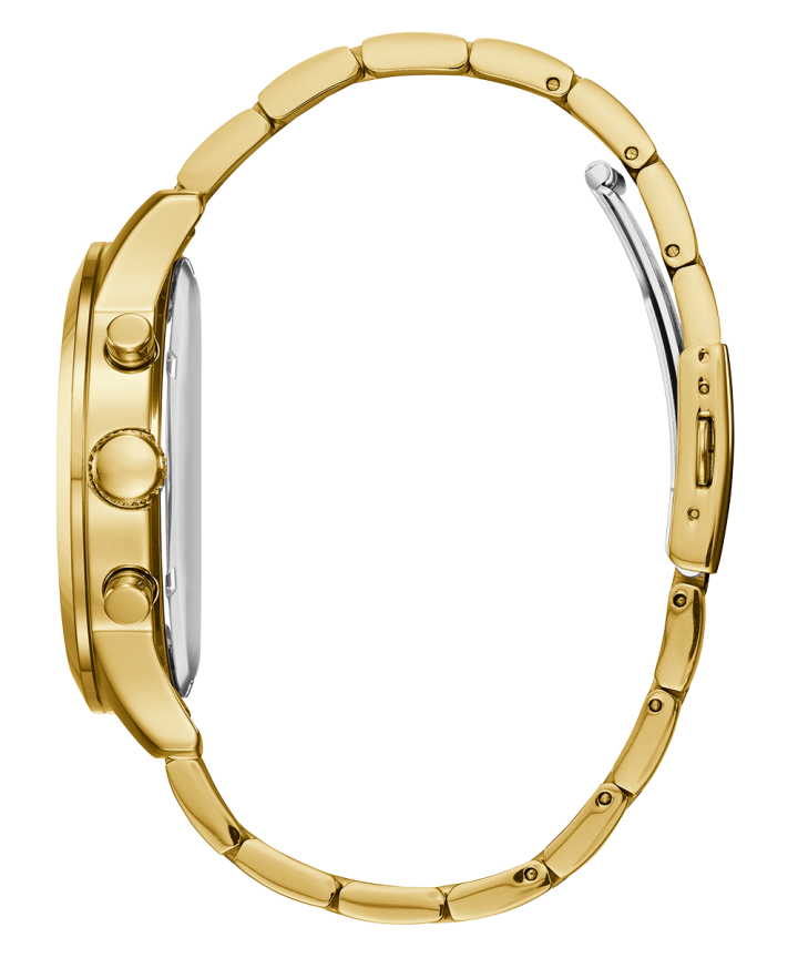 Gold Tone Case Gold Tone Stainless Steel Watch large