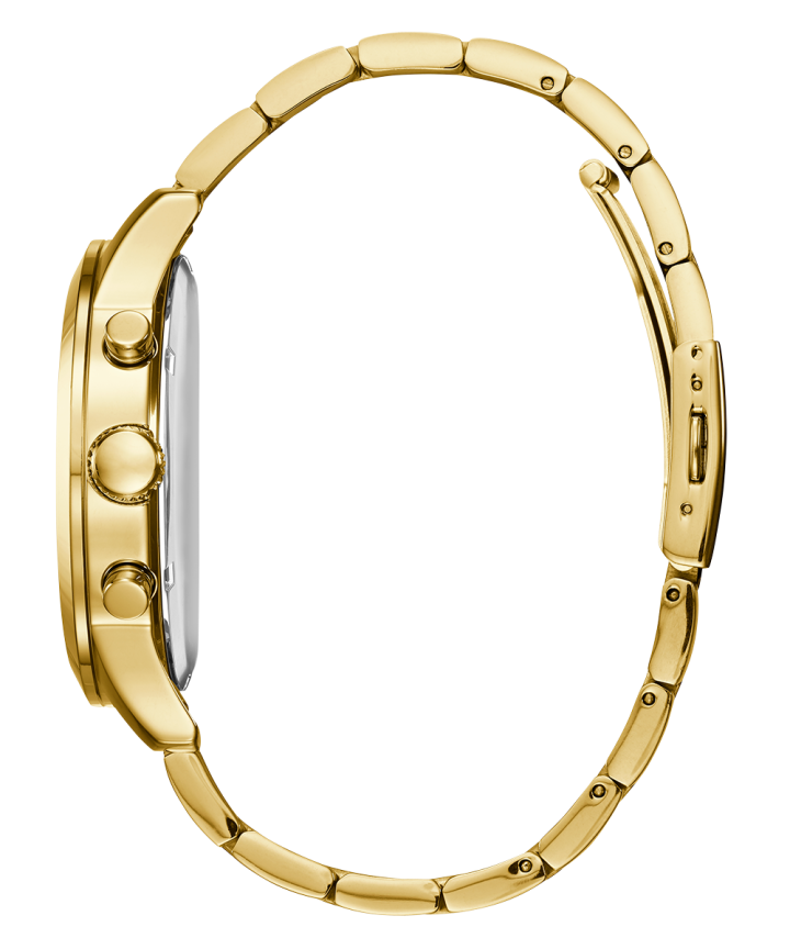 Gold Tone Case Gold Tone Stainless Steel Watch large