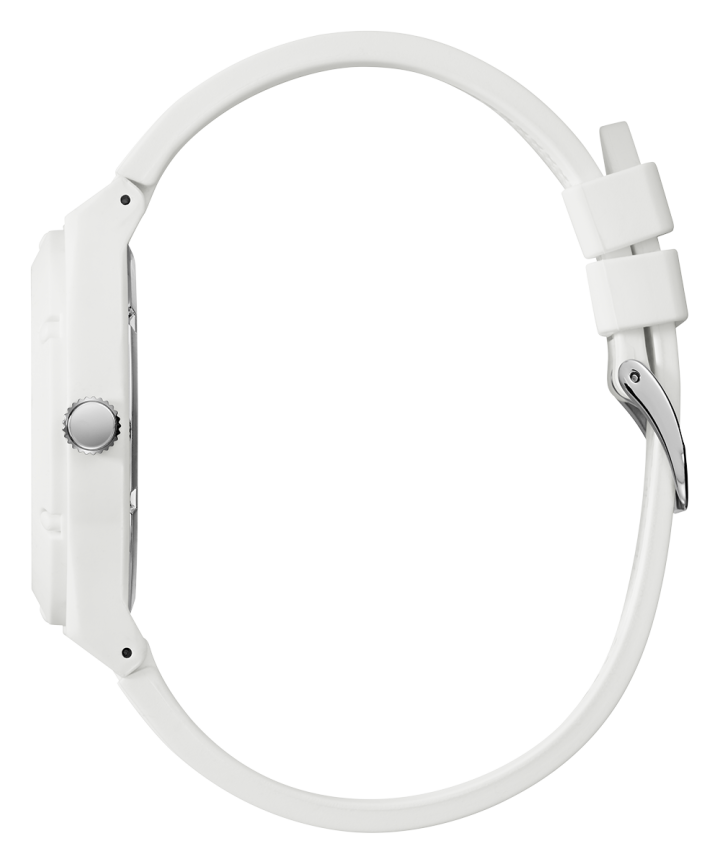 White Case White Silicone Watch large