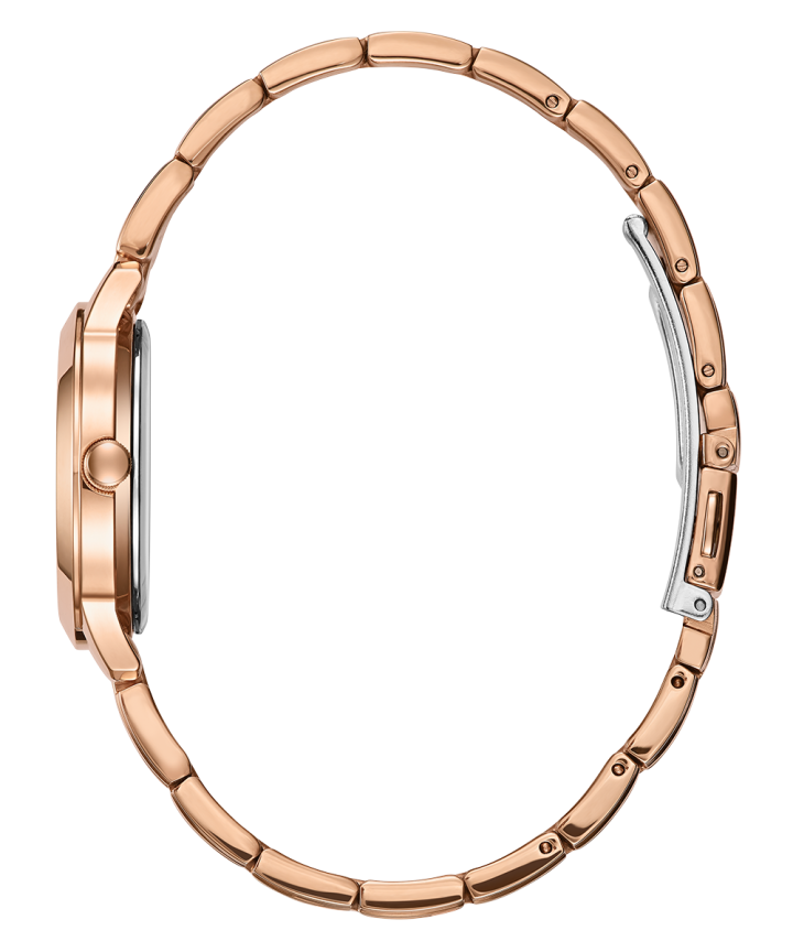 Rose Gold Tone Case Rose Gold Tone Stainless Steel Watch large