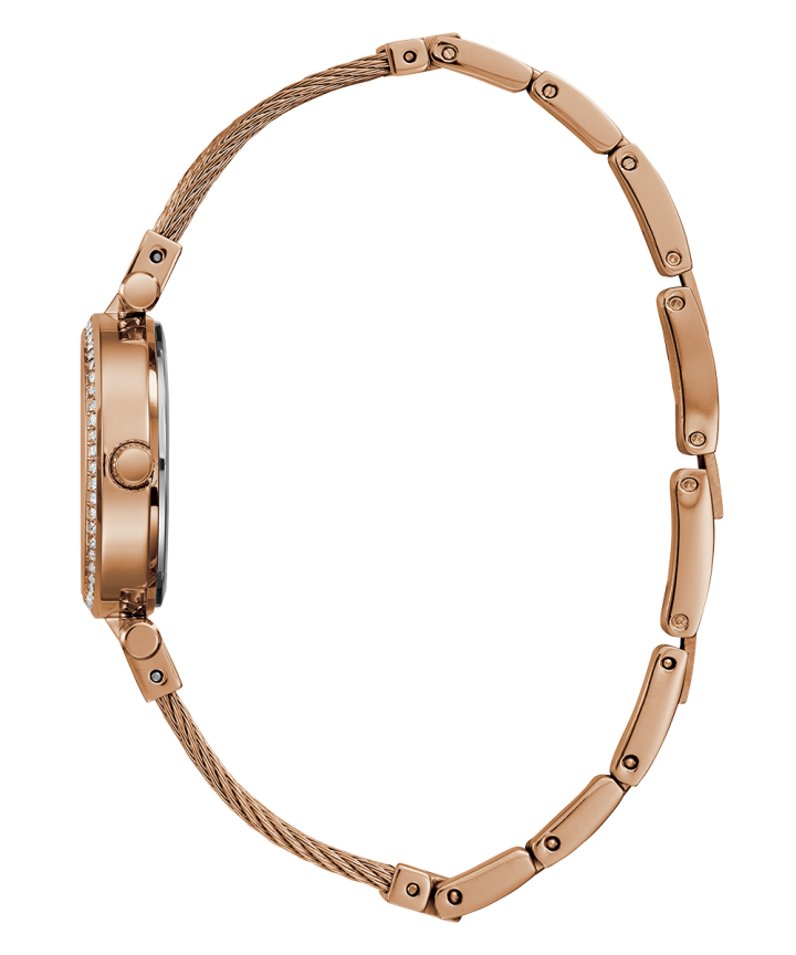 Rose Gold Tone Case Rose Gold Tone Stainless Steel/Mesh Watch large