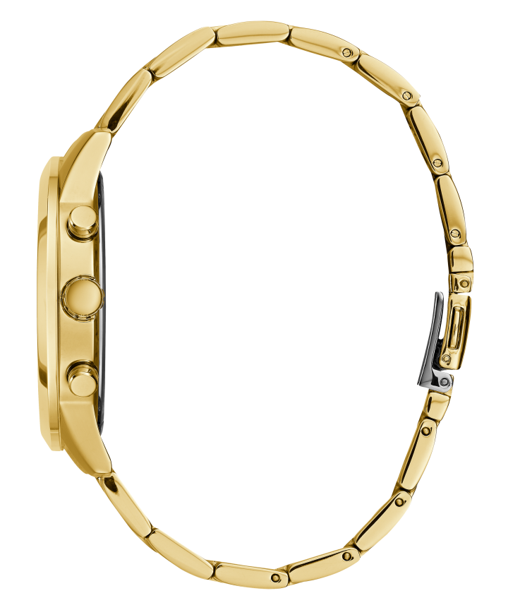 Gold Tone Case Gold Tone Stainless Steel Watch large
