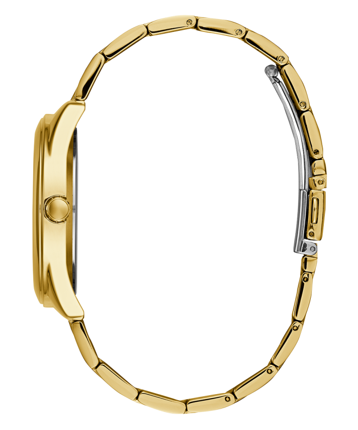 Gold Tone Case Gold Tone Stainless Steel Watch large
