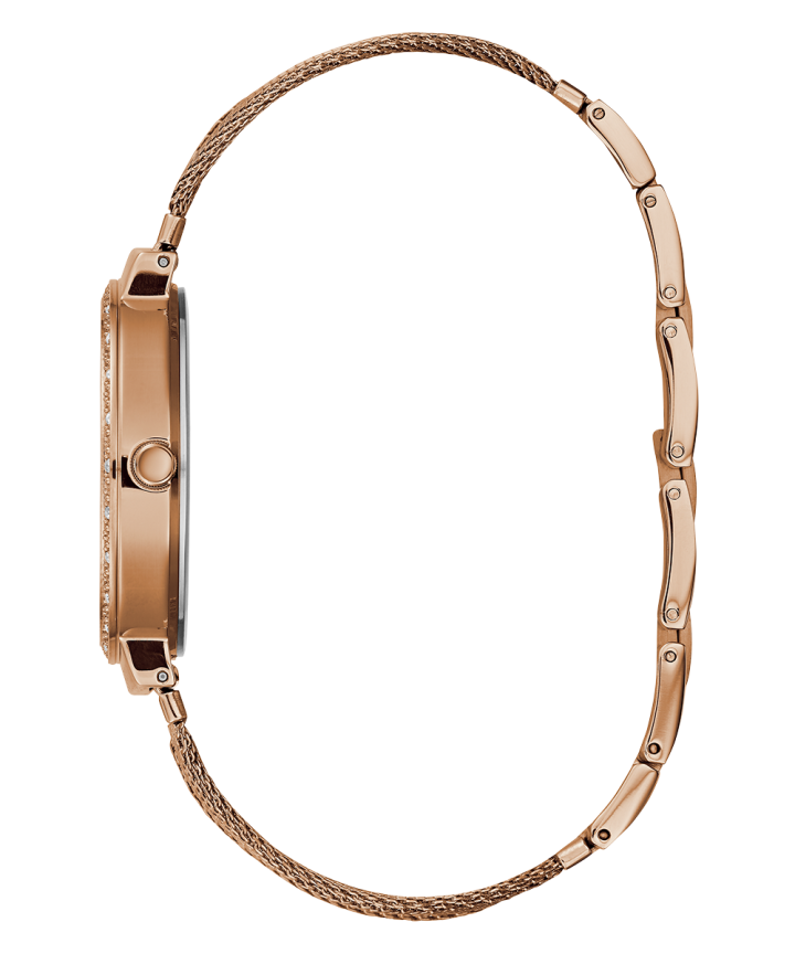 Rose Gold Tone Case Rose Gold Tone Stainless Steel/Mesh Watch large