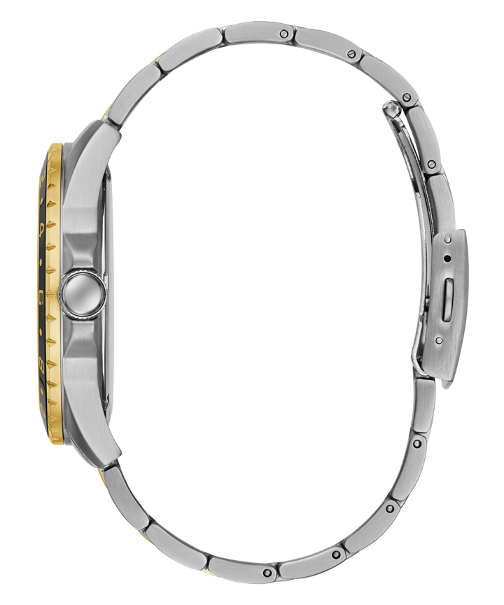 Silver Tone/Gold Tone Case Silver Tone/Gold Tone Stainless Steel Watch large