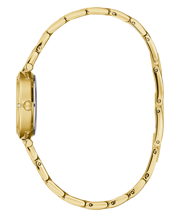 Gold Tone Case Gold Tone Stainless Steel Watch large