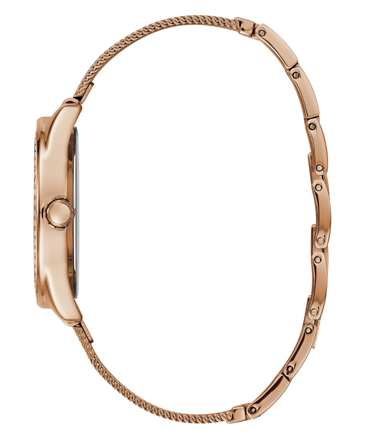 Rose Gold Tone Case Rose Gold Tone Stainless Steel/Mesh Watch large