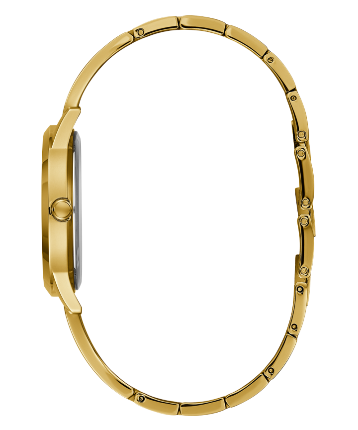 Gold Tone Case Gold Tone Stainless Steel Watch large