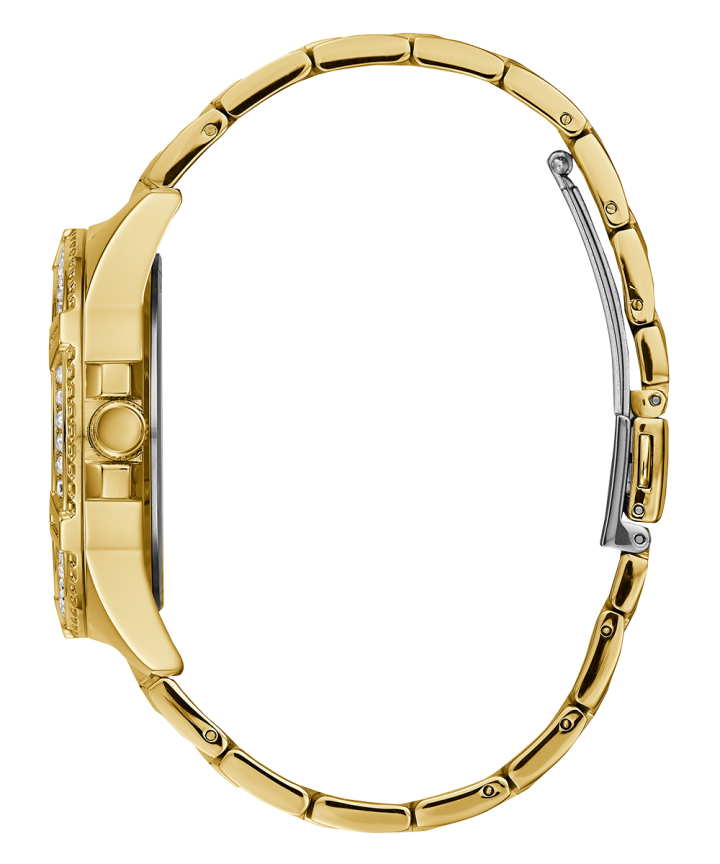 Gold Tone Case Gold Tone Stainless Steel Watch large
