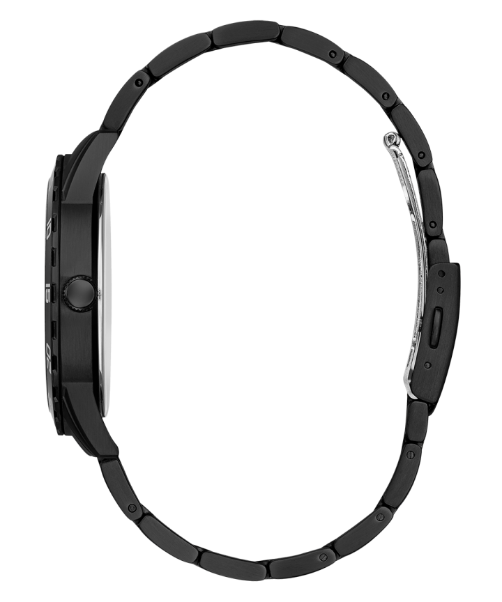 Black Case Black Stainless Steel Watch large