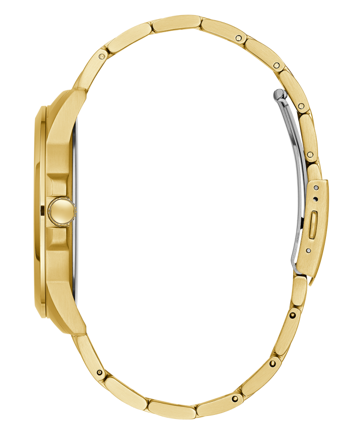 Gold Tone Case Gold Tone Stainless Steel Watch large