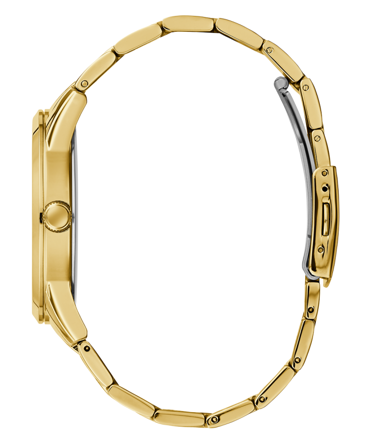Gold Tone Case Gold Tone Stainless Steel Watch large