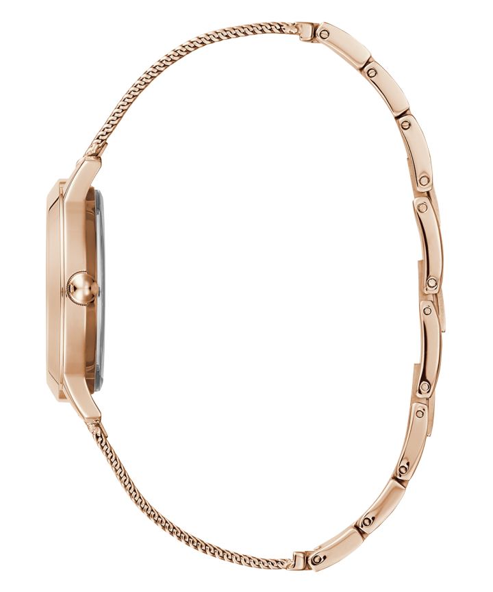 Rose Gold Tone Case Rose Gold Tone Stainless Steel/Mesh Watch large