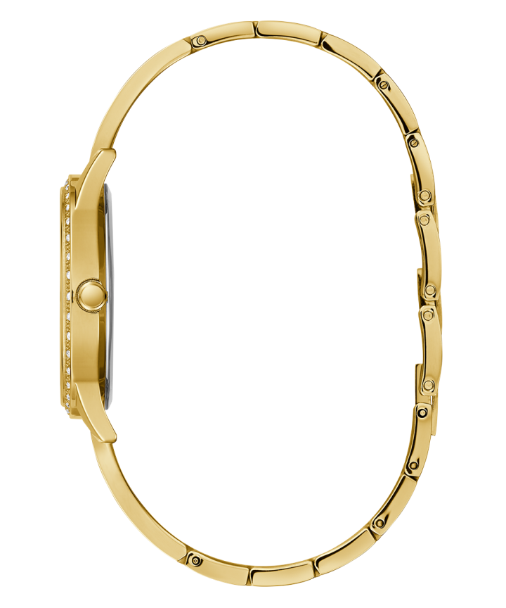 Gold Tone Case Gold Tone Stainless Steel Watch large