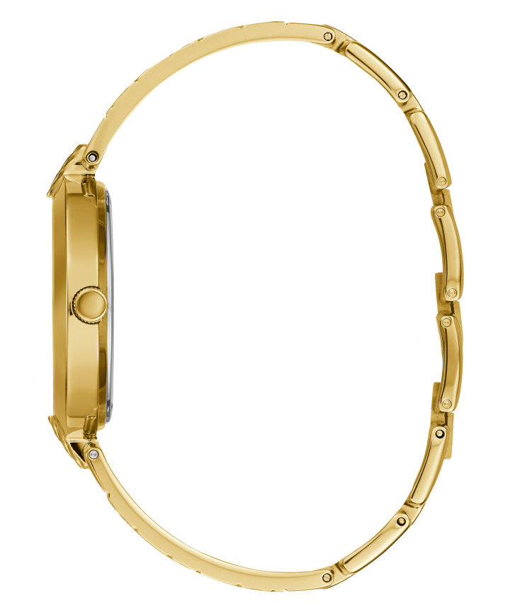 Gold Tone Case Gold Tone Stainless Steel Watch large