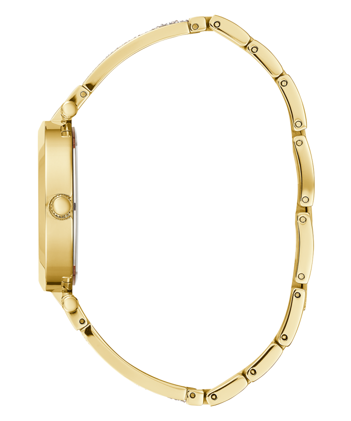 Gold Tone Case Gold Tone Stainless Steel Watch large