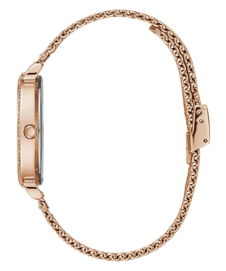 Rose Gold Tone Case Rose Gold Tone Stainless Steel/Mesh Watch large