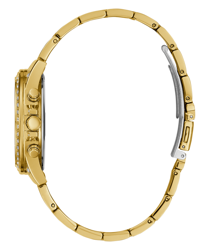Gold Tone Case Gold Tone Stainless Steel Watch large