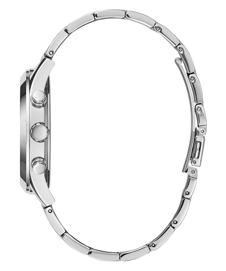 Silver Tone Case Silver Tone Stainless Steel Watch large