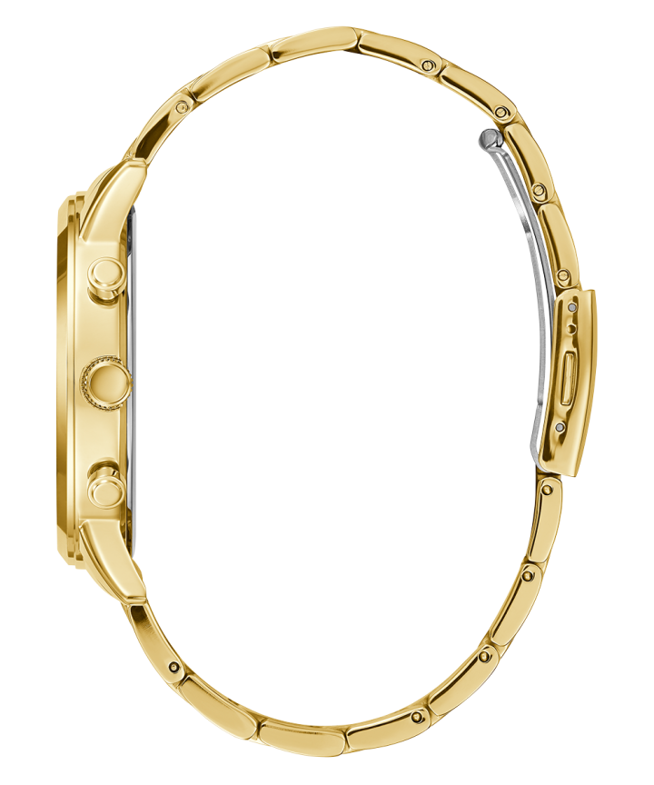 Gold Tone Case Gold Tone Stainless Steel Watch large