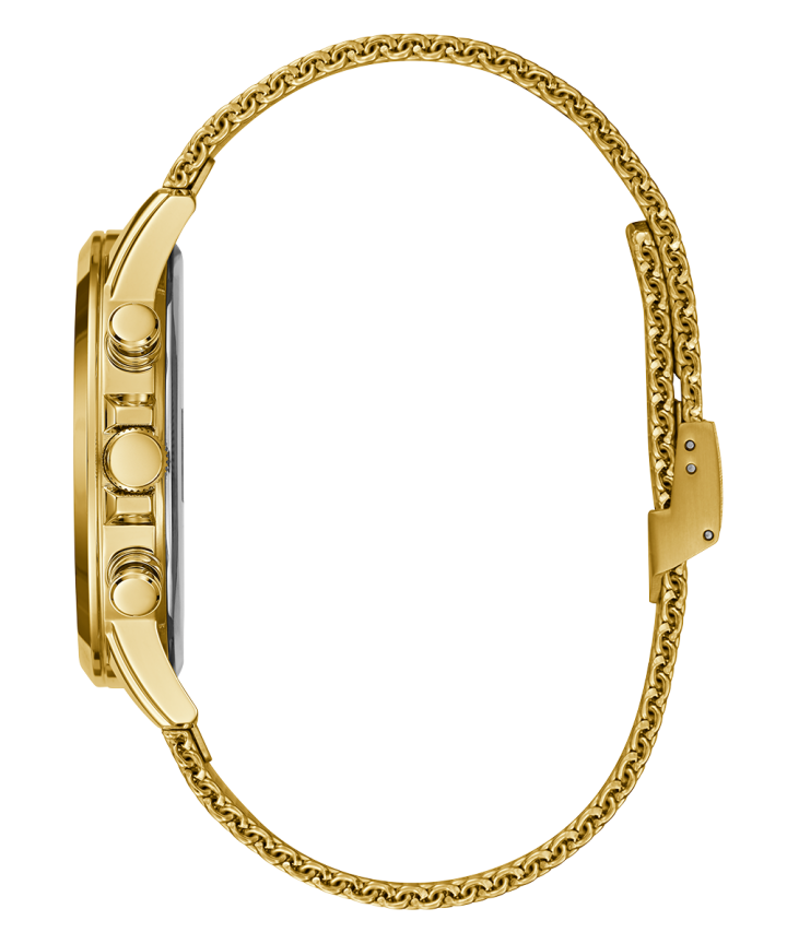Gold Tone Case Gold Tone Stainless Steel/Mesh Watch large